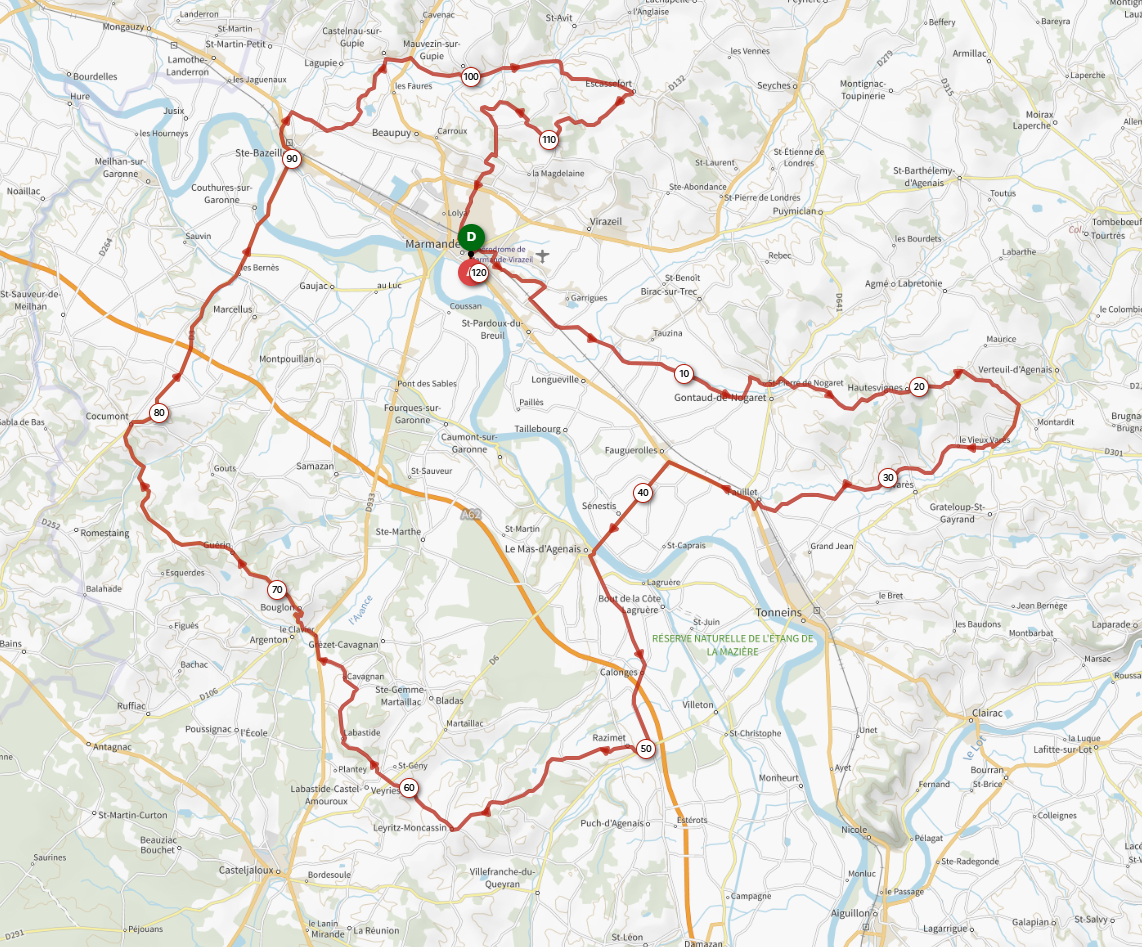 Circuit en ligne GP de la tomate